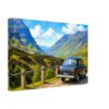 Ford Popular in Glencoe, Scotland 1960s - Canvas Print 731d75e4-201b-48f2-b707-4048b835f028