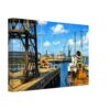 Tyne Commission Quay, North Shields, England 1950s - Canvas Print 750ac3b8-65ca-492f-b03d-d89184de01d4