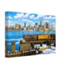 Detroit Skyline from Windsor 1960s – Canvas Print 75e6d906-5e63-4ba1-822a-a3b9631eaa7e