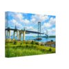 Forth Road Bridge Under Construction, Scotland 1960s - Canvas Print 780000b4-e7fb-4faa-995d-1ad623cac939