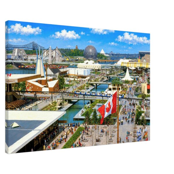 Expo 67, Montreal, Canada 1960s - Canvas Print 783faf3b-e15f-48e2-9d64-a49d36986651