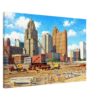 Downtown Detroit and Cobo Center Construction 1950s – Canvas Print 7aac5b21-f855-43ff-9f67-6efe132f780c