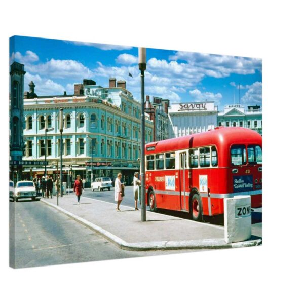 Cathedral Square, Christchurch, New Zealand 1970s - Canvas Print 80dfb20d-66d4-47b1-aa13-5813d666bdea