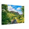 Princess Street Gardens & Edinburgh Castle 1950s - Canvas Print 82784eca-f3f2-41e3-b4da-be8870de5bcc
