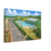 Indoor & Outdoor Swimming Pools, Butlins Ayr Holiday Camp 1980s - Canvas Print 82f4fd55-3a5c-46bd-b1ce-33588f542b42