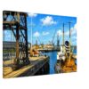 Tyne Commission Quay, North Shields, England 1950s - Canvas Print 8440b2b8-25b4-4bd9-8732-3c5061bd8693