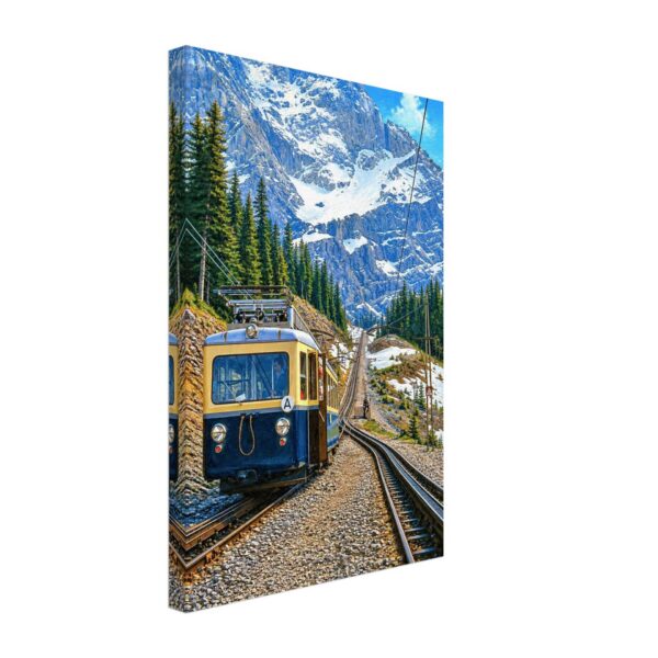 Bavarian Zugspitze Railway, Germany 1950s - Canvas Print 86bb44d5-c57a-496a-bfab-e7ffb2617a72