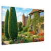 Sissinghurst Castle Garden, Kent 1970s – Canvas Print 87ef1897-164f-4a9f-b69a-58eaaf8e84f1