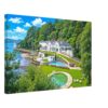 Portmeirion Hotel, North Wales 1970s - Canvas Print 890c36f2-400d-4b73-b866-0fbfd7b94238