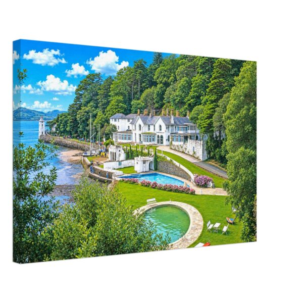 Portmeirion Hotel, North Wales 1970s - Canvas Print 890c36f2-400d-4b73-b866-0fbfd7b94238