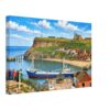 Whitby Harbour, North Yorkshire, England 1970s - Canvas Print 8a386c05-a15a-47d1-9a50-919eb41277db