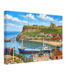 Whitby Harbour, North Yorkshire, England 1970s - Canvas Print 8a386c05-a15a-47d1-9a50-919eb41277db