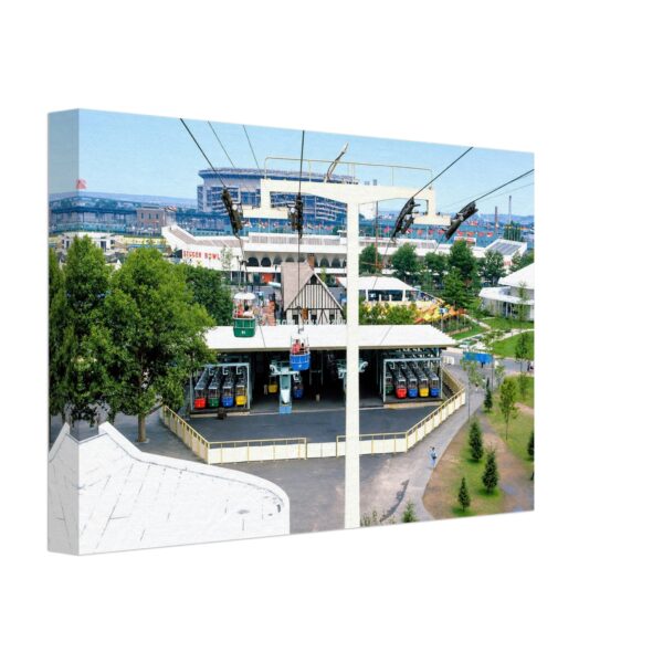 Swiss Sky Ride and Shea Stadium, New York World’s Fair 1964 - Canvas Print 8bbf732f-d175-43f4-a235-c6bfdac73d37