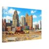 Downtown Detroit and Cobo Center Construction 1950s – Canvas Print 8cd70c94-a9fa-42a8-bb7d-0c8b4e9eaf1c