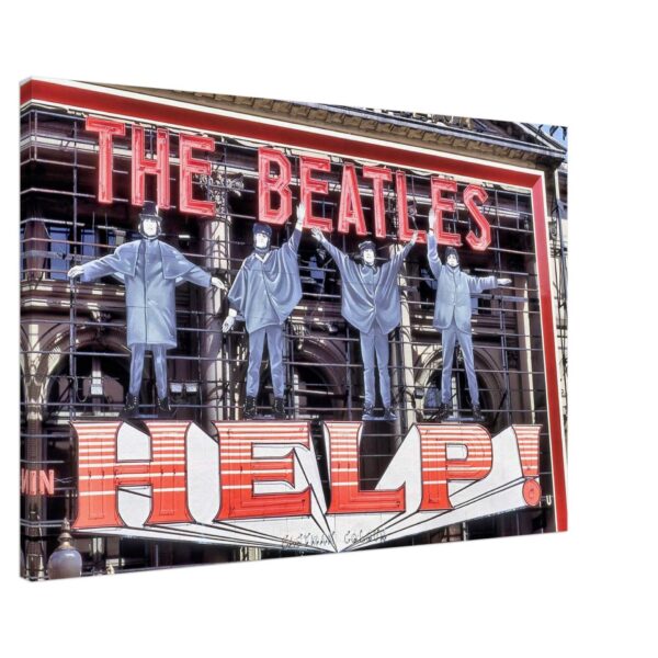 The Beatles "Help!", London Pavilion, Piccadilly Circus, London 1960s - Canvas Print 8d43c1d1-f7eb-4fdd-ad7b-90922ce65ff6