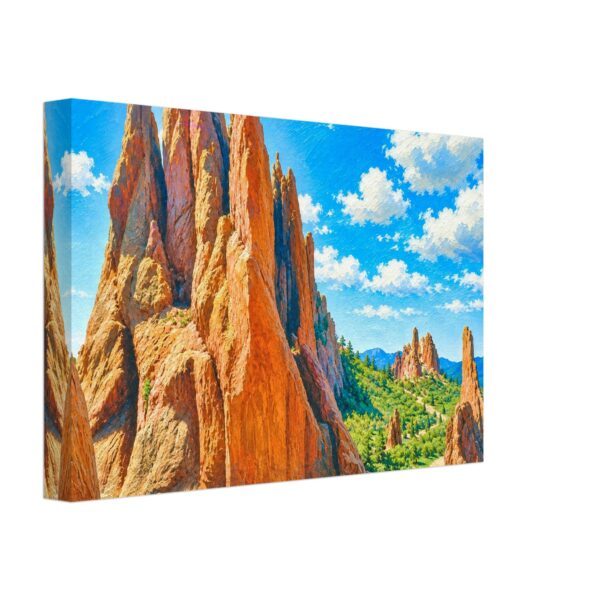 Garden of the Gods, Colorado Springs 1960s - Canvas Print 8e045a56-0a37-423b-8e7d-d161cd0cf935
