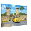 Sightseeing Road Train, St. Augustine, Florida 1960 - Canvas Print 901e78ef-9961-46ed-be6c-d160e9367006