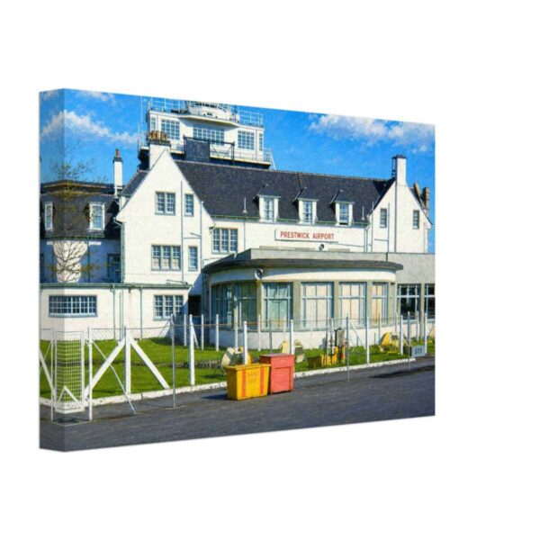 Prestwick Airport, Glasgow, Scotland 1960s - Canvas Print 90eaa4f7-b89d-4575-8ff7-db73a4f98bb8