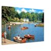 Regent's Park Boating Lake, London 1960s - Canvas Print 92d43d0f-2934-4c6d-ae9c-759a72e36d9f
