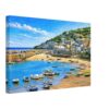Mousehole Harbour, Cornwall, England 1970s - Canvas Print 934b1626-3233-4187-9e96-d9c72498b7ab