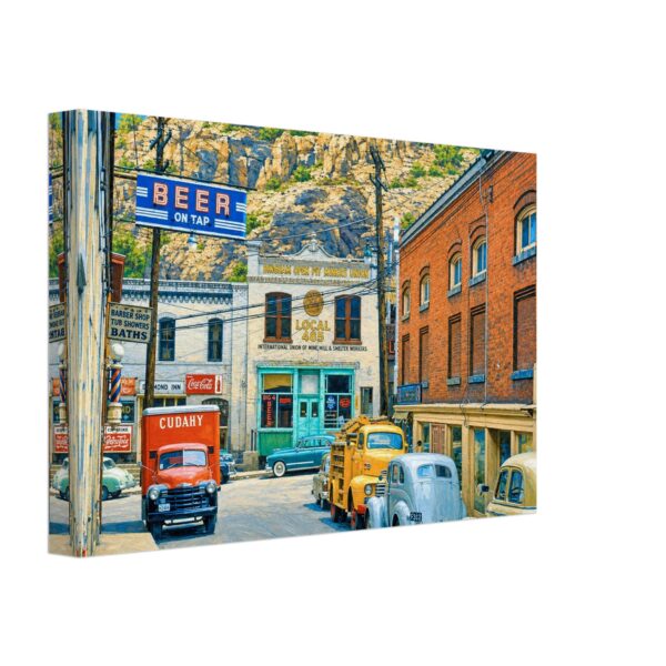 Bingham Canyon, Utah 1950s - Canvas Print 93813ca5-48dc-4a87-80f3-9f968fe817b0