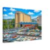 Hersheypark Monorail and Chocolate Factory, Hershey, Pennsylvania 1970s - Canvas Print 95d8a3b9-3f34-4e00-a50a-b084e648414e