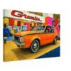 AMC Gremlin at the New York Auto Show 1970 – Canvas Print 96fb4f7e-092f-452e-994b-d629b157d0a4