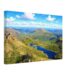 Llyn Llydaw and Snowdonia Mountains, Wales 1980s – Canvas Print Painterly 1980s view of Llyn Llydaw in Snowdonia, Wales, with blue mountain lake, green ridges, rocky paths and distant hills.