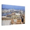London Skyline from the Shell Centre Tower 1960s - Canvas Print Central London skyline with St Paul's Cathedral, Oxo Tower and River Thames seen from Shell Centre Tower in 1961 - Canvas Print