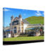The Pavilion Theatre, Ilfracombe, Devon 1960s - Canvas Print 1960s painterly view of the Pavilion Theatre at Ilfracombe, Devon, with Capstone Hill behind, before its demolition - canvas print.