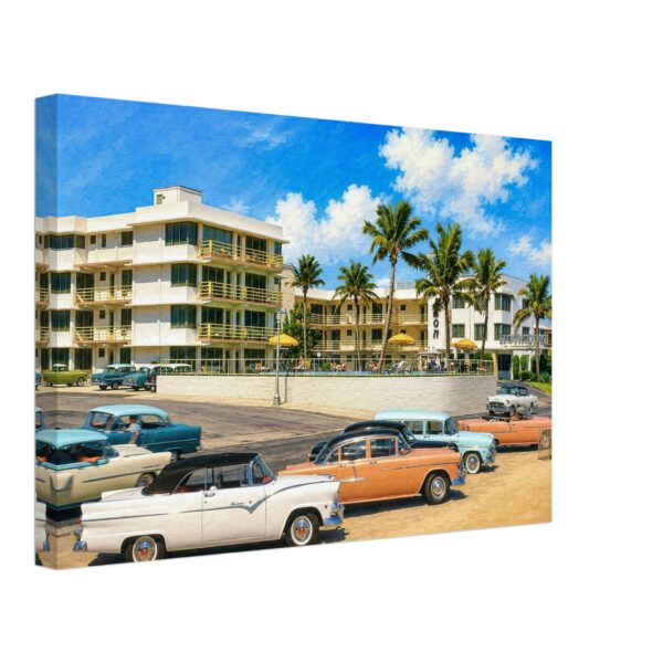Fort Lauderdale and Horizon Apartment Hotel, Florida 1950s - Canvas Print a136c46d-9d84-42a4-8f18-a1608ddd0b54