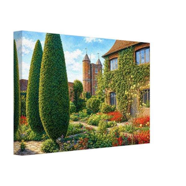 Sissinghurst Castle Garden, Kent 1970s – Canvas Print a1639e5b-5727-4792-9dd3-f67d4e5601b3
