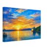 Sunset in Oban, Scotland 1970s - Canvas Print a3ce16c8-e1a1-4bc7-83b9-fc33cb5ac883