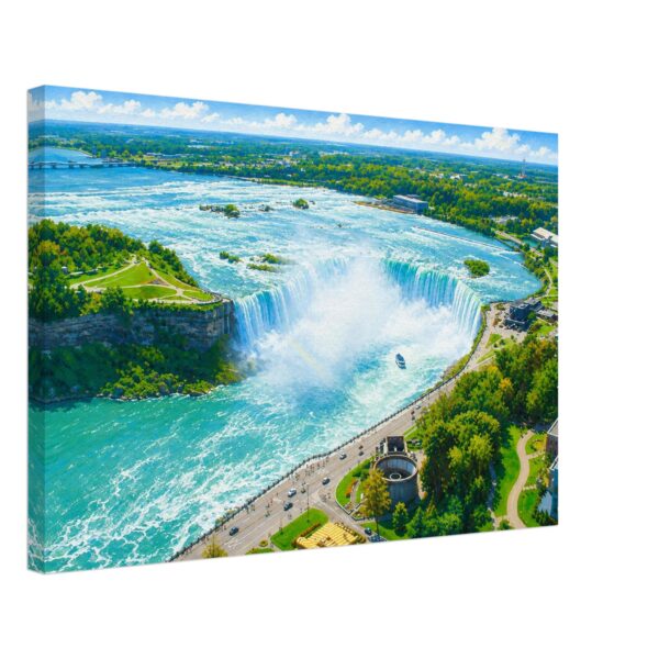 The Horseshoe Falls, Niagara Falls Aerial View 2000s – Canvas Print a6dd72c4-215f-486a-9534-6b47b59a4ee5
