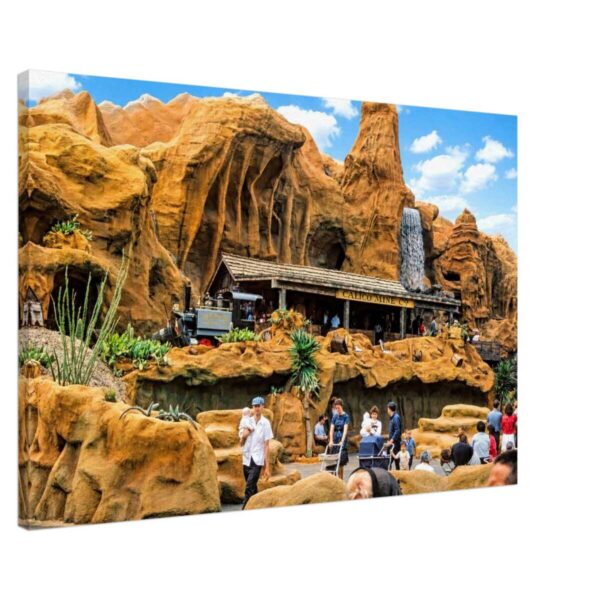 Calico Mine Ride, Knott's Berry Farm, California 1960s - Canvas Print a81b75ed-6c63-4a51-a909-5302e3e50bf0
