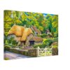 Thatched Cottage in Buckland in the Moor, Devon 1970s – Canvas Print a98ec3a5-9eea-402b-99a0-9266edce8881
