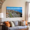 Detroit Riverfront, Michigan 1960s - Canvas Print Detroit Riverfront, Michigan 1960s - Canvas Print