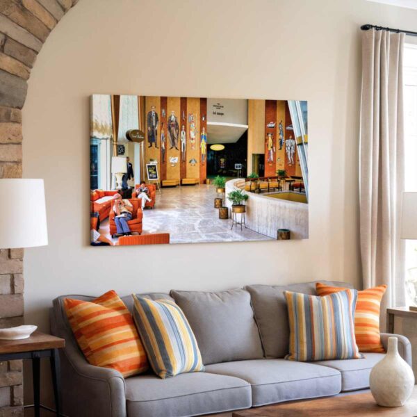 Interior of the Americana Hotel, Bal Harbour, Florida 1970s - Canvas Print