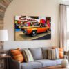 AMC Gremlin at the New York Auto Show 1970 – Canvas Print