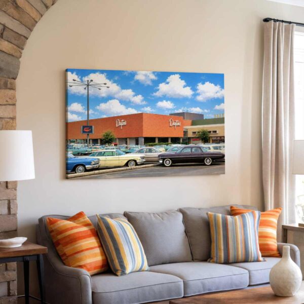 Dayton's, Southdale Center, Edina, Minnesota 1960s - Canvas Print