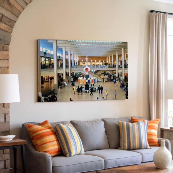 Midtown Plaza, Rochester, New York 1960s - Canvas Print Midtown Plaza, Rochester, New York 1960s - Canvas Print