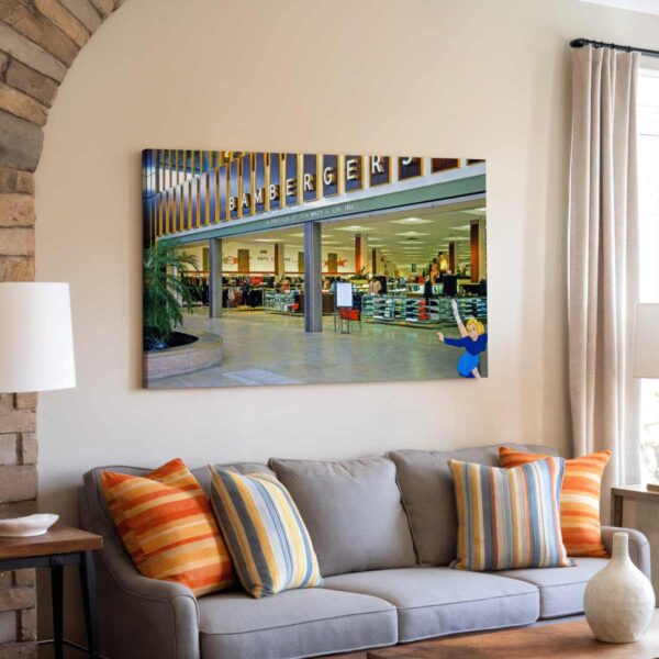 Bamberger's, Cherry Hill Mall, New Jersey 1960s - Canvas Print