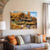 Calico Mine Ride, Knott's Berry Farm, California 1960s - Canvas Print Calico Mine Ride, Knott's Berry Farm, California 1960s - Canvas Print