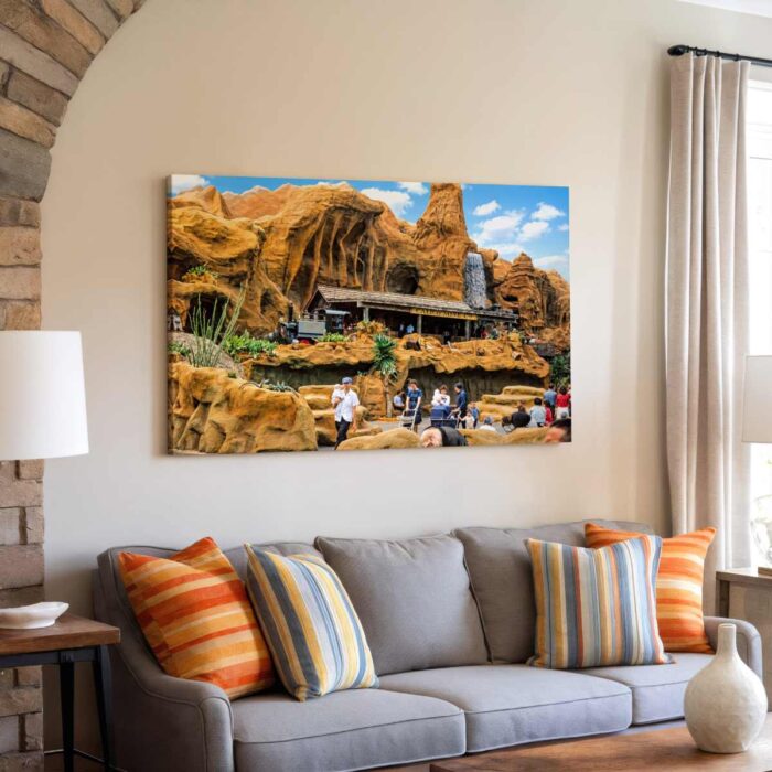 Calico Mine Ride, Knott's Berry Farm, California 1960s - Canvas Print