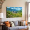 Tintern Abbey, Monmouthshire, Wales 1950s - Canvas Print