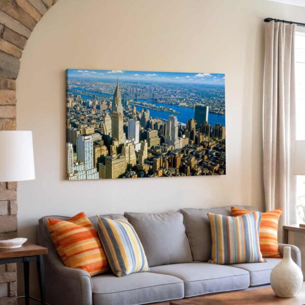 New York City Skyline 1950s - Canvas Print New York City Skyline 1950s - Canvas Print