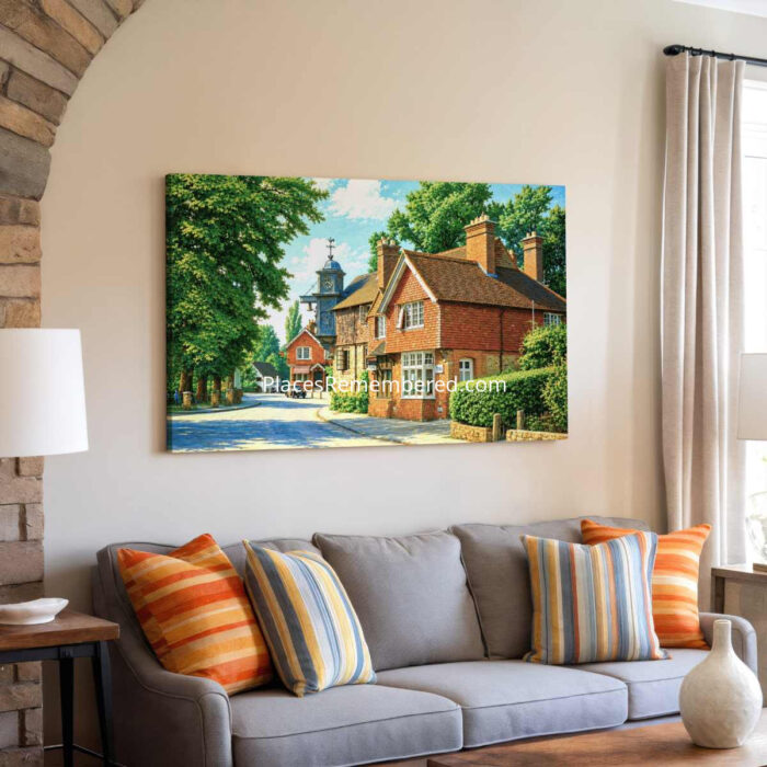 Abinger Hammer, Surrey, England 1950s - Canvas Print