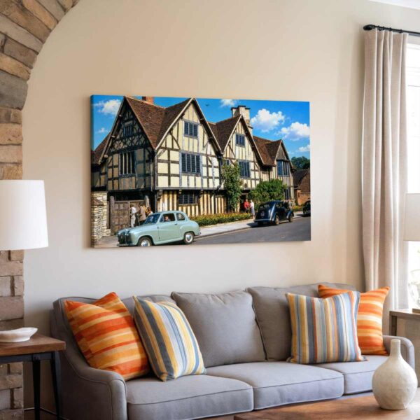 Hall's Croft, Stratford-upon-Avon 1950s - Canvas Print Hall's Croft, Stratford-upon-Avon 1950s - Canvas Print