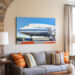 Pan Am Boeing 747 Clipper Plymouth Rock, Australia 1970s - Canvas Print