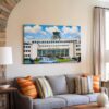 Dublin Airport, Ireland 1960s - Canvas Print Dublin Airport, Ireland 1960s - Canvas Print